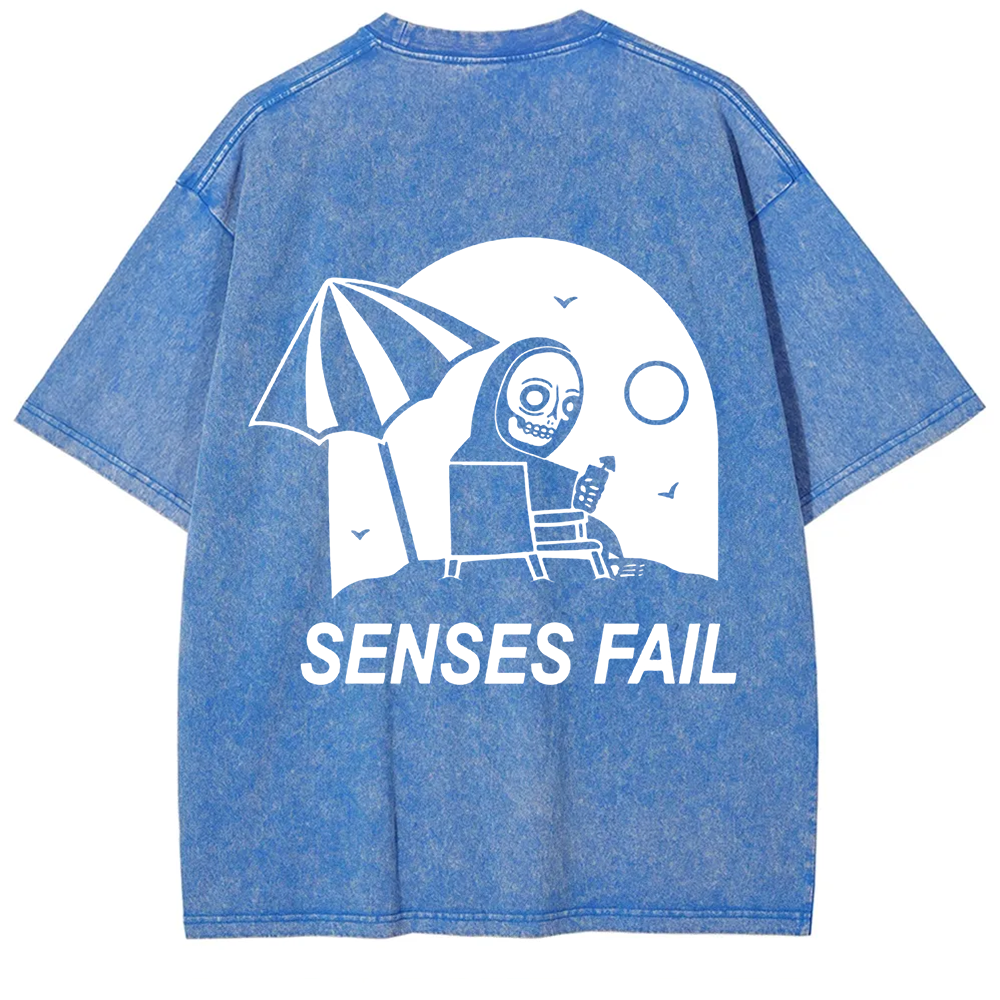 Unisex Vintage Senses Fail Band  t-Shirt