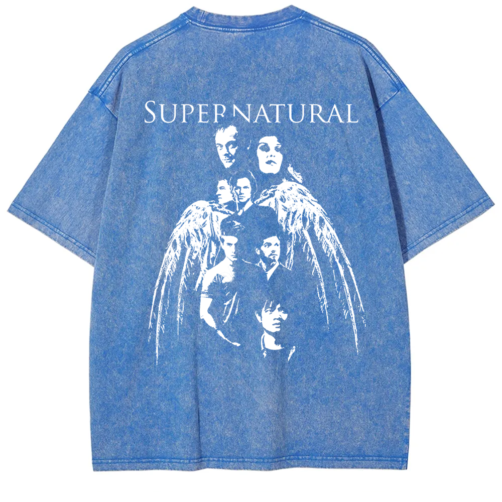 Unisex Vintage Supernatural TV Series t-Shirt