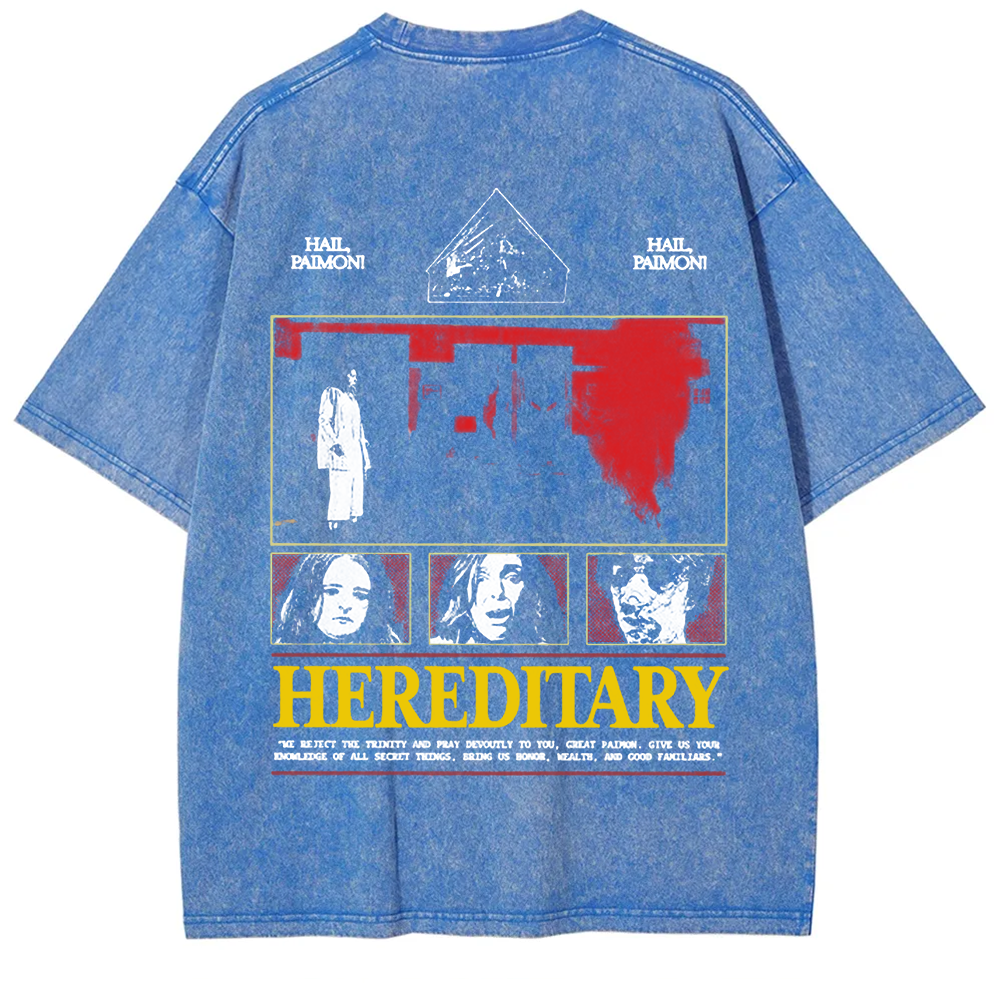 Unisex Vintage Hereditary Horror Movie  t-Shirt