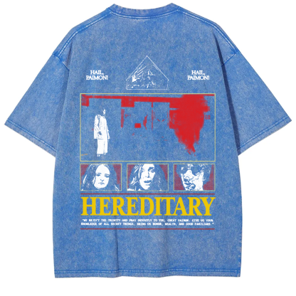Unisex Vintage Hereditary Horror Movie  t-Shirt