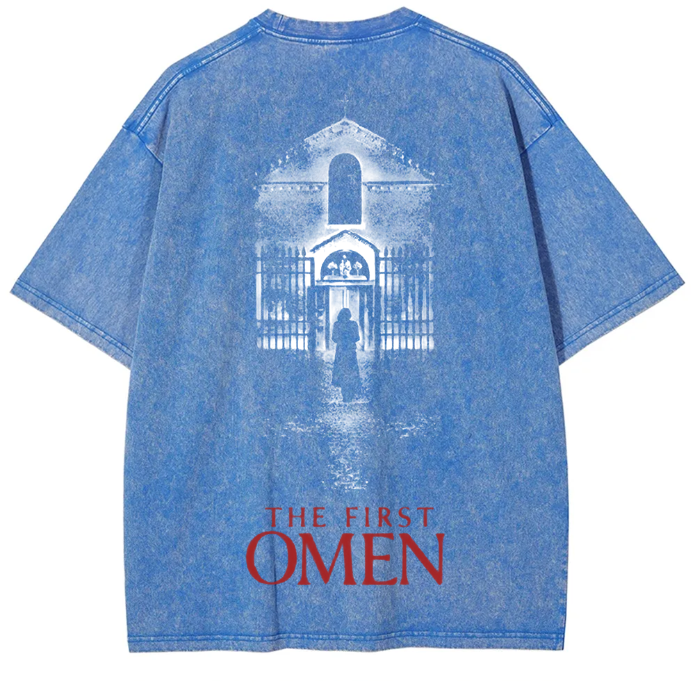 Unisex Vintage The Firts Omen Horror Movie  t-Shirt