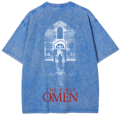 Unisex Vintage The Firts Omen Horror Movie  t-Shirt