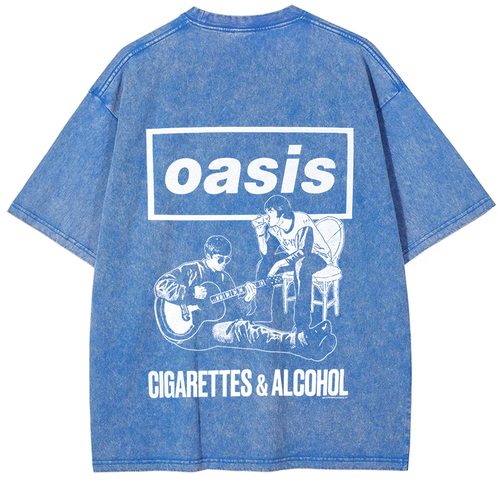 Unisex Vintage Oasis Band t-Shirt