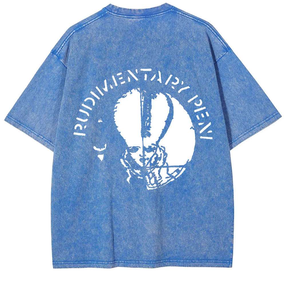 Unisex Vintage Rudimentary Peni Punk Band t-Shirt