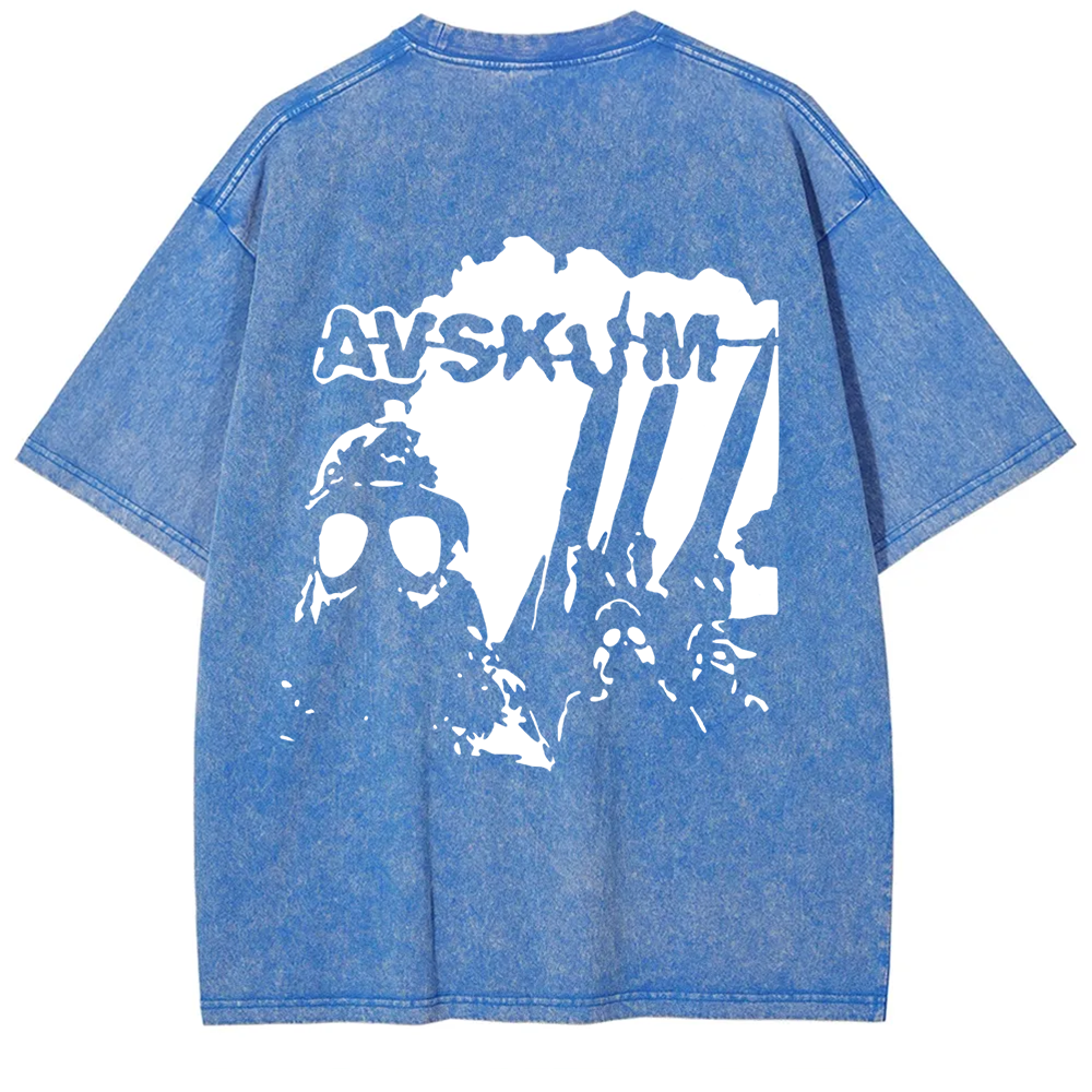 Unisex Vintage Avskum Punk Band  t-Shirt