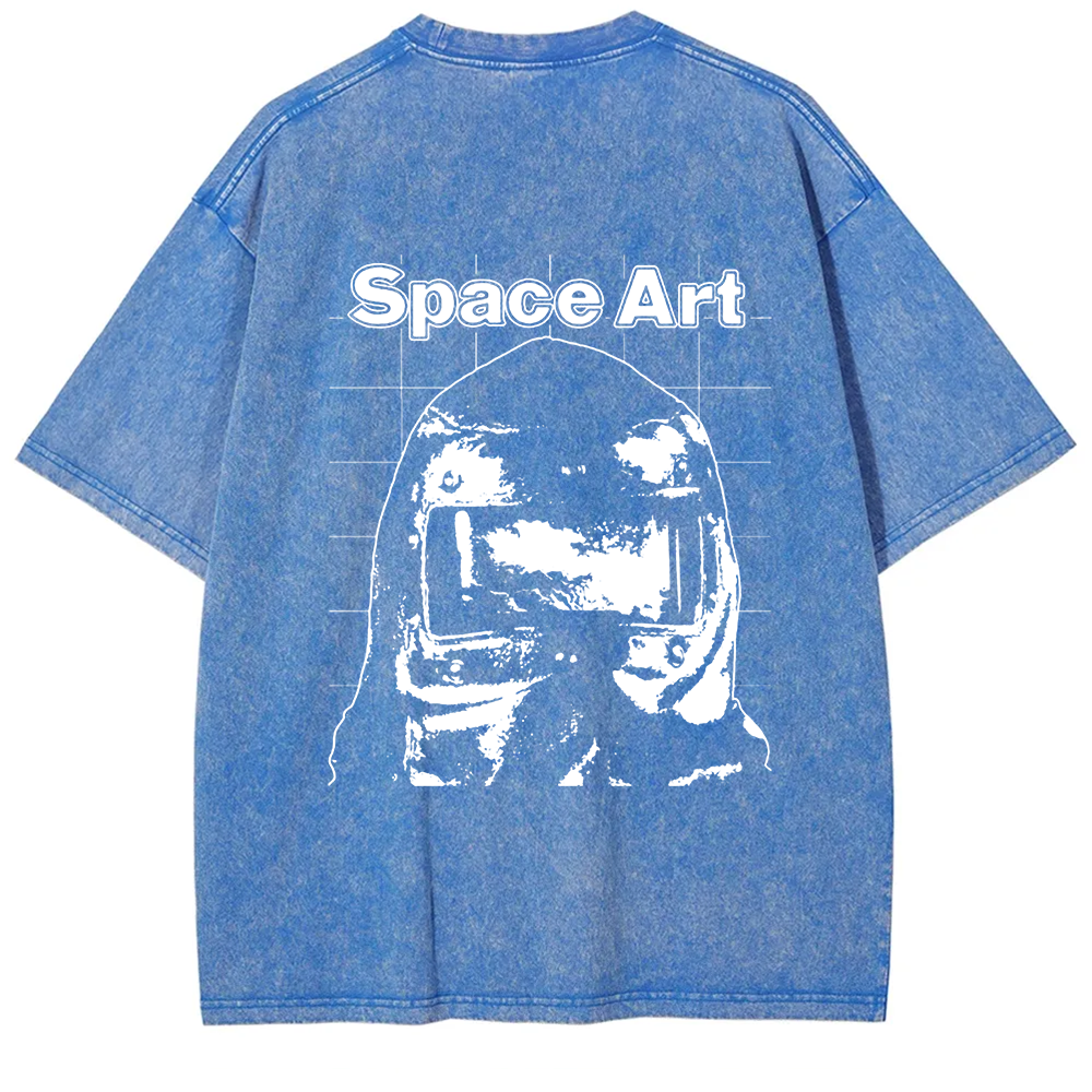 Unisex Vintage Space Art Band t-Shirt