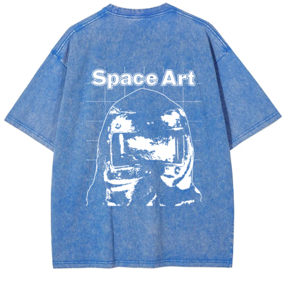 Unisex Vintage Space Art Band t-Shirt