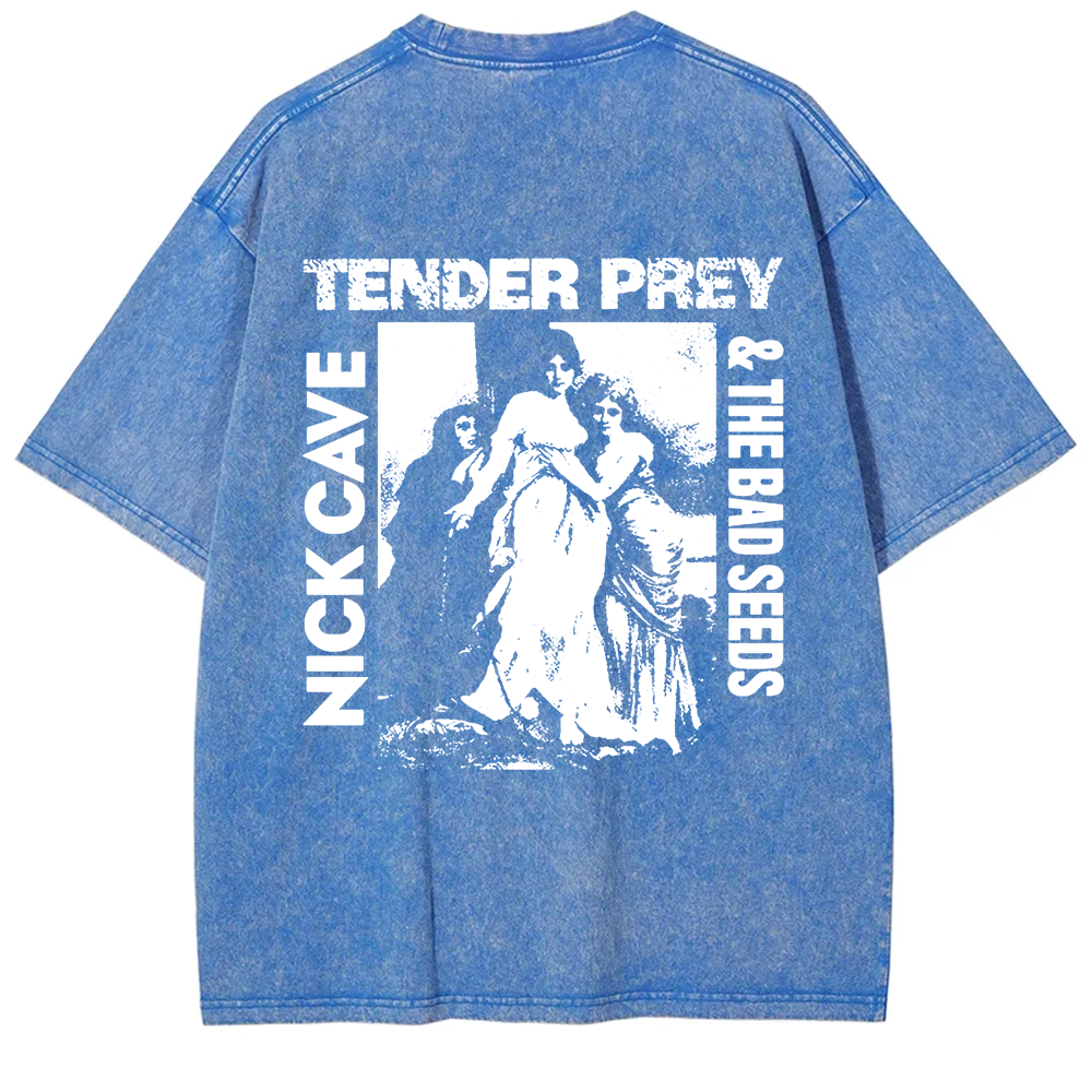 Unisex VintageNick Cave and the Bad Seeds Band Tender Prey Music t-Shirt