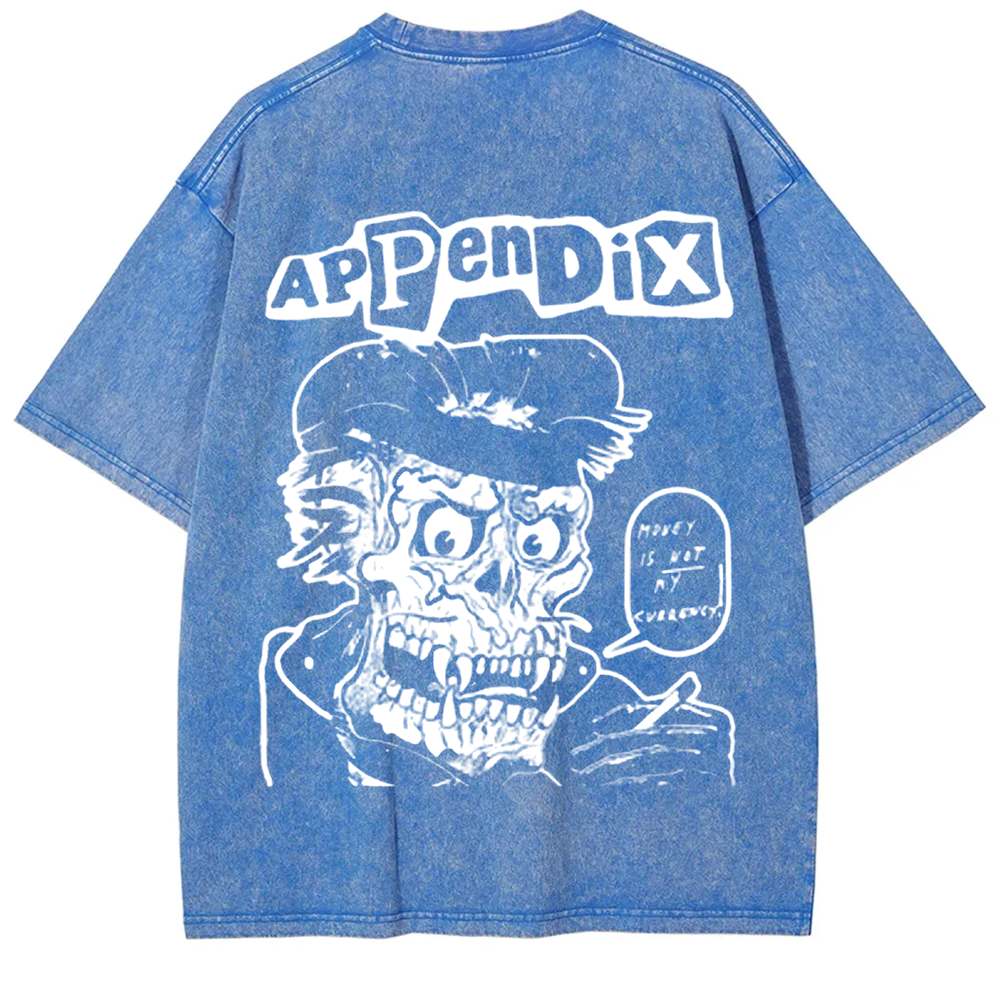 Unisex Vintage Appendix Rock Band  t-Shirt