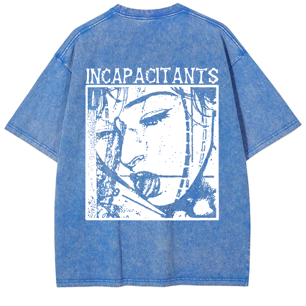 Unisex Vintage Incapacitants Band t-Shirt