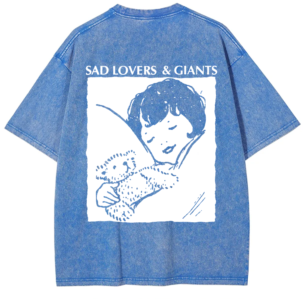 Unisex Vintage  Sad Lovers & Giants Rock Band t-Shirt