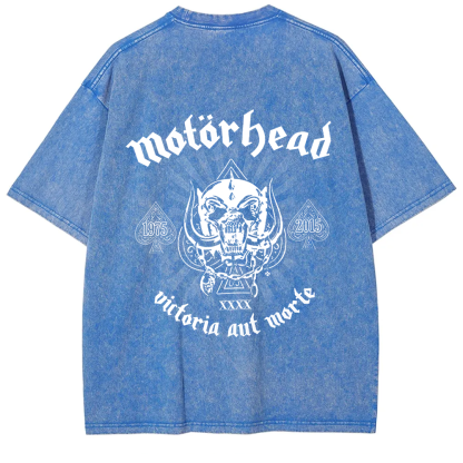 Unisex Vintage  Motörhead  Cotton Motorhead Heavy Metal Band t-Shirt