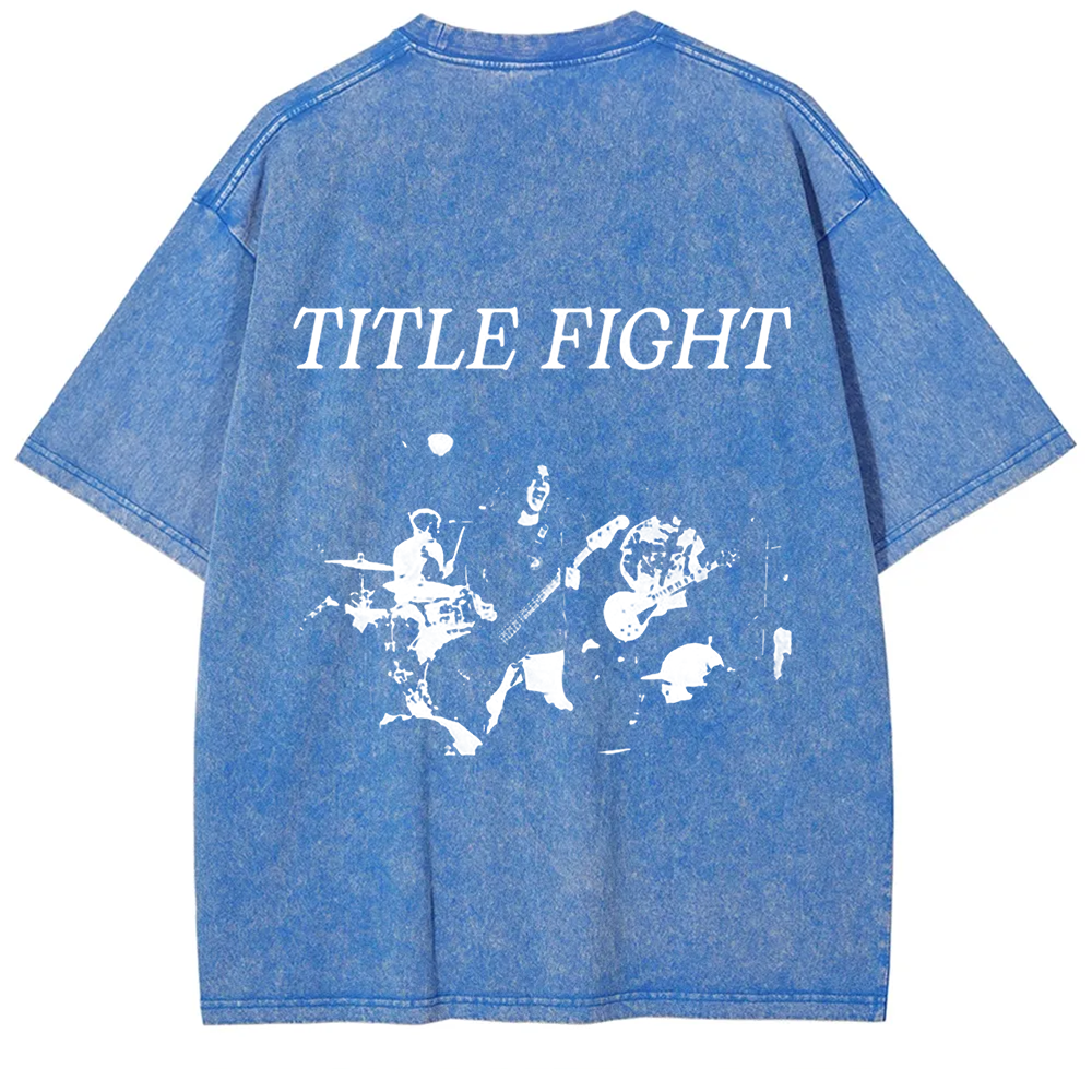 Unisex Vintage Title Fight Band t-Shirt