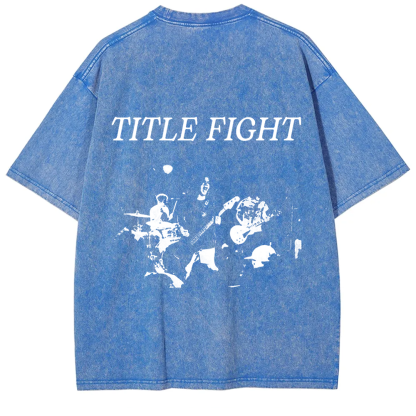 Unisex Vintage Title Fight Band t-Shirt