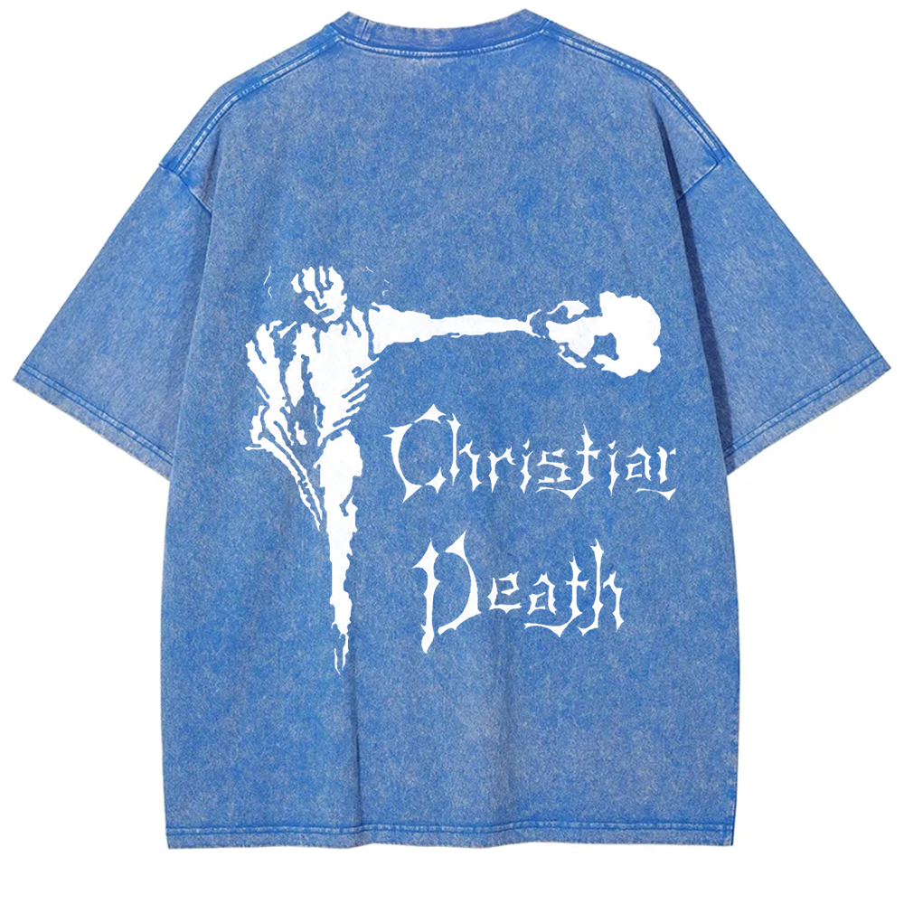 Unisex Vintage Christian Death Rock Band t-Shirt