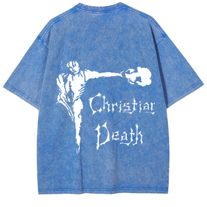 Unisex Vintage Christian Death Rock Band t-Shirt