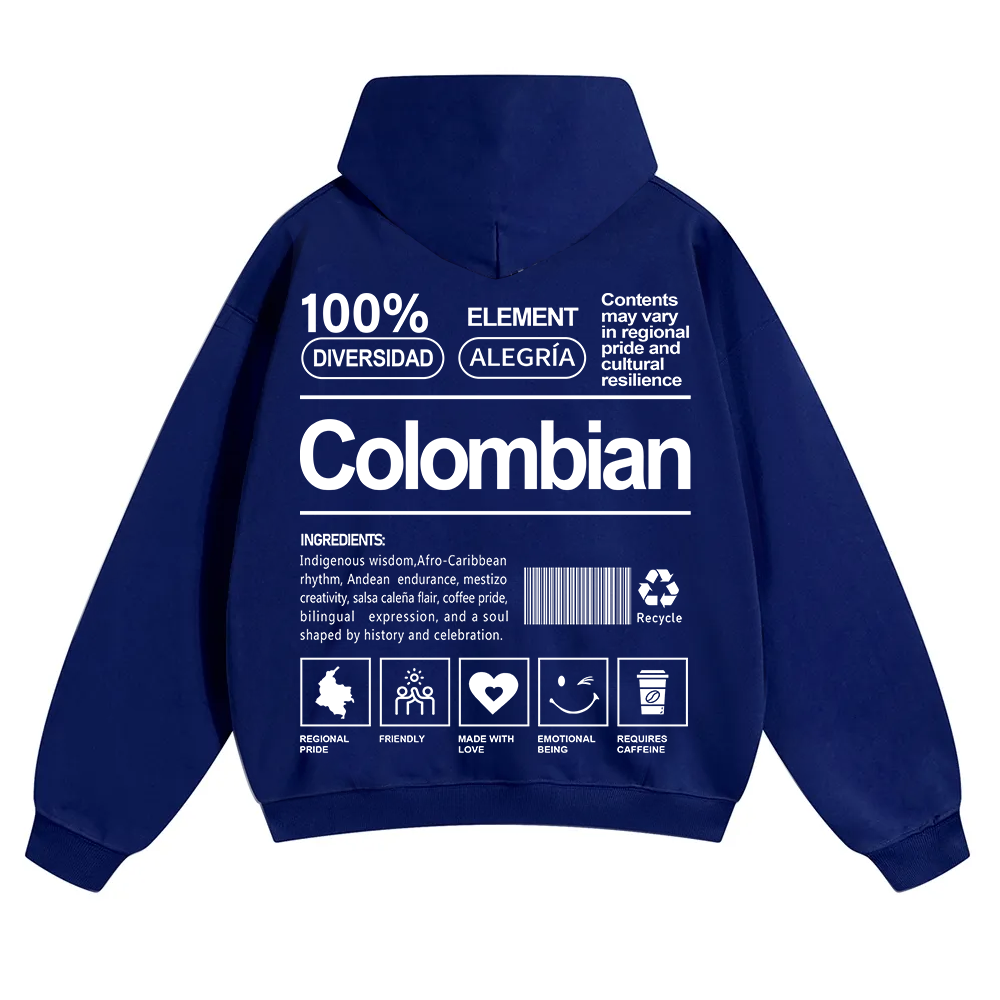Colombian Unisex Fit Color Hoodie wearishow