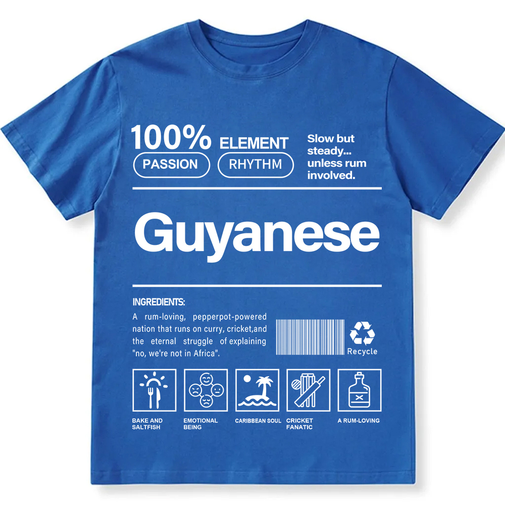 Guyanese Unisex Fit Cotton T-Shirt wearishow