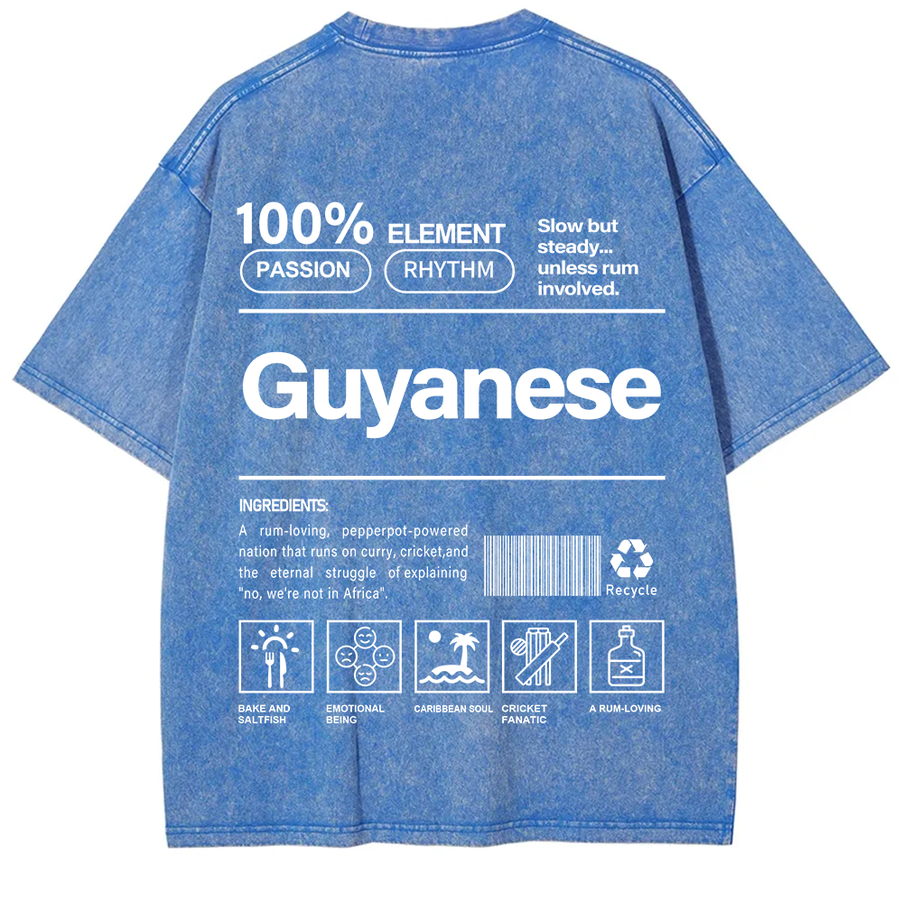 Guyanese Unisex Fit  Washed T-Shirt