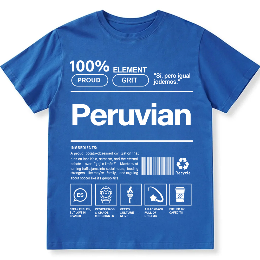 Peruvian Unisex Fit  Cotton T-Shirt wearishow