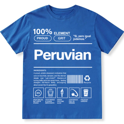 Peruvian Unisex Fit  Cotton T-Shirt wearishow