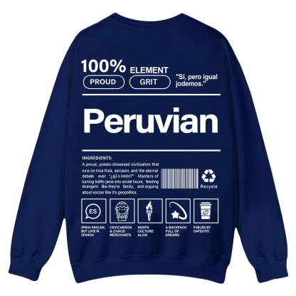 Peruvian Unisex Fit  Casual Crewneck Sweatshirt wearishow