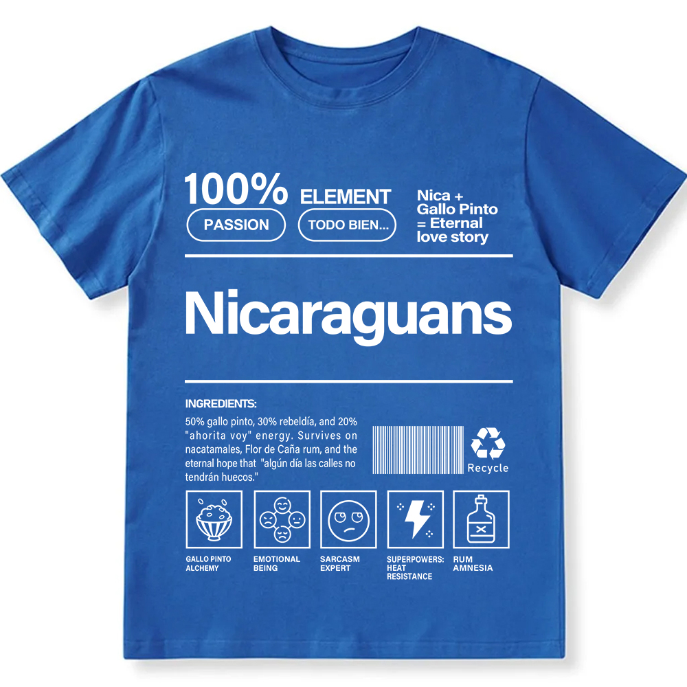 Nicaraguans Unisex Fit  Cotton T-Shirt wearishow