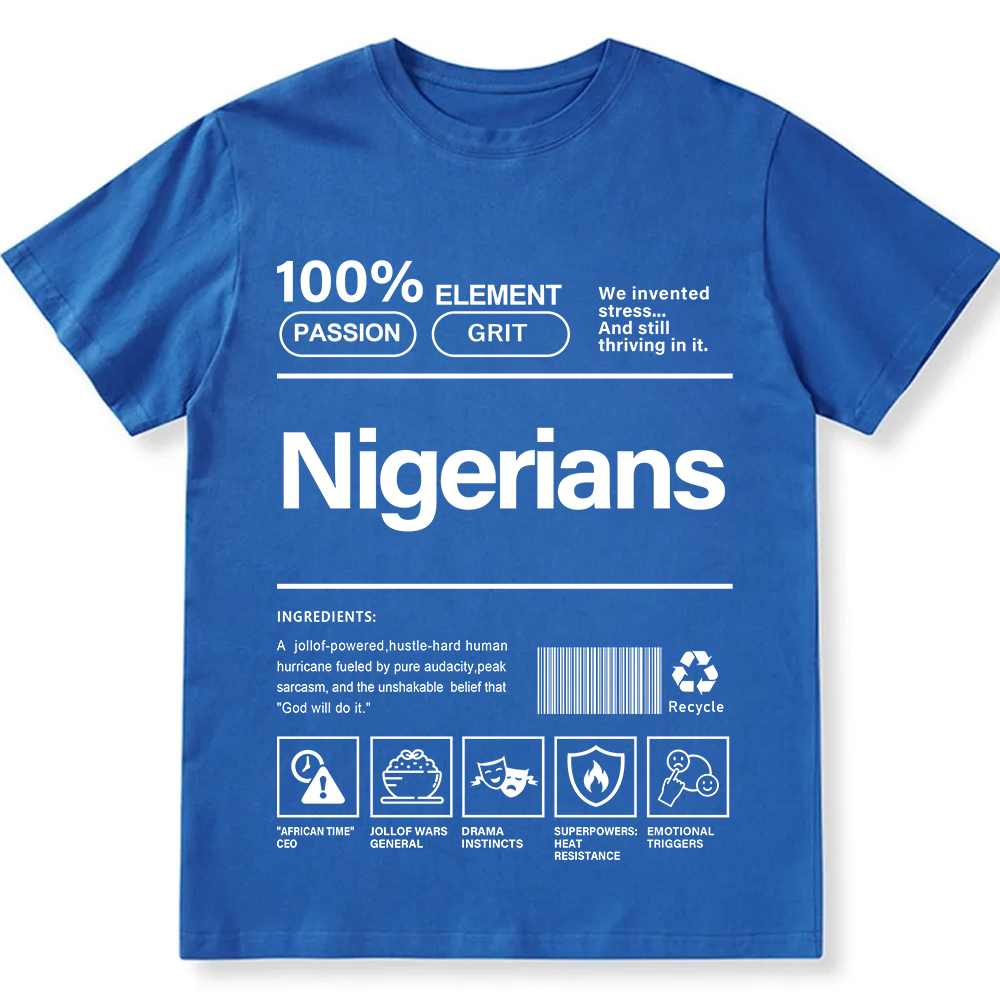Nigerians Unisex Fit  Cotton T-Shirt wearishow