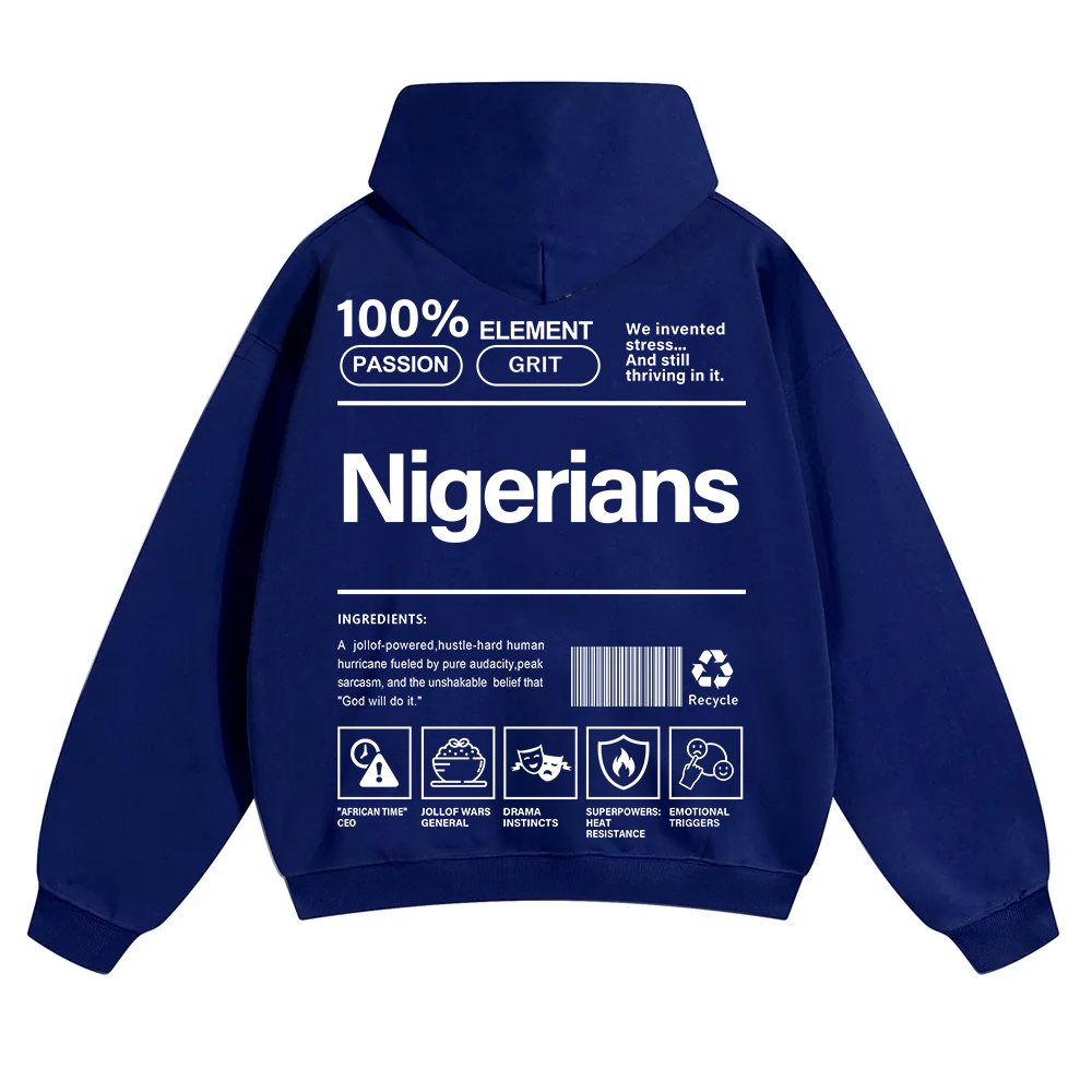 Nigerians Unisex Fit Color Hoodie wearishow