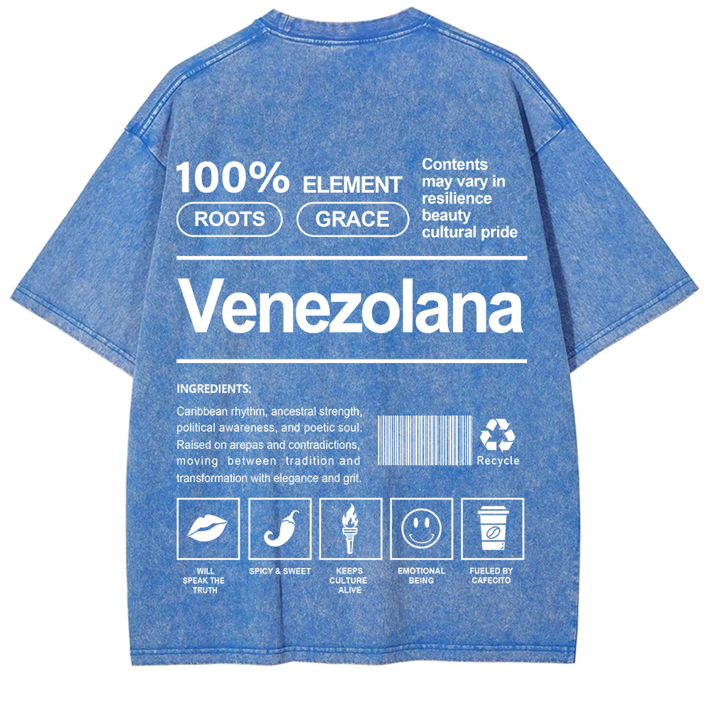 Venezolana Unisex Fit  Washed T-Shirt