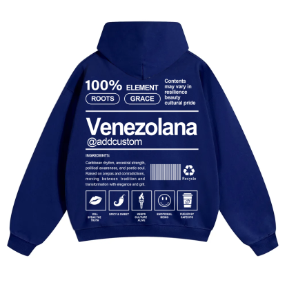 Venezolana Addcustom Unisex Fit Color Hoodie wearishow