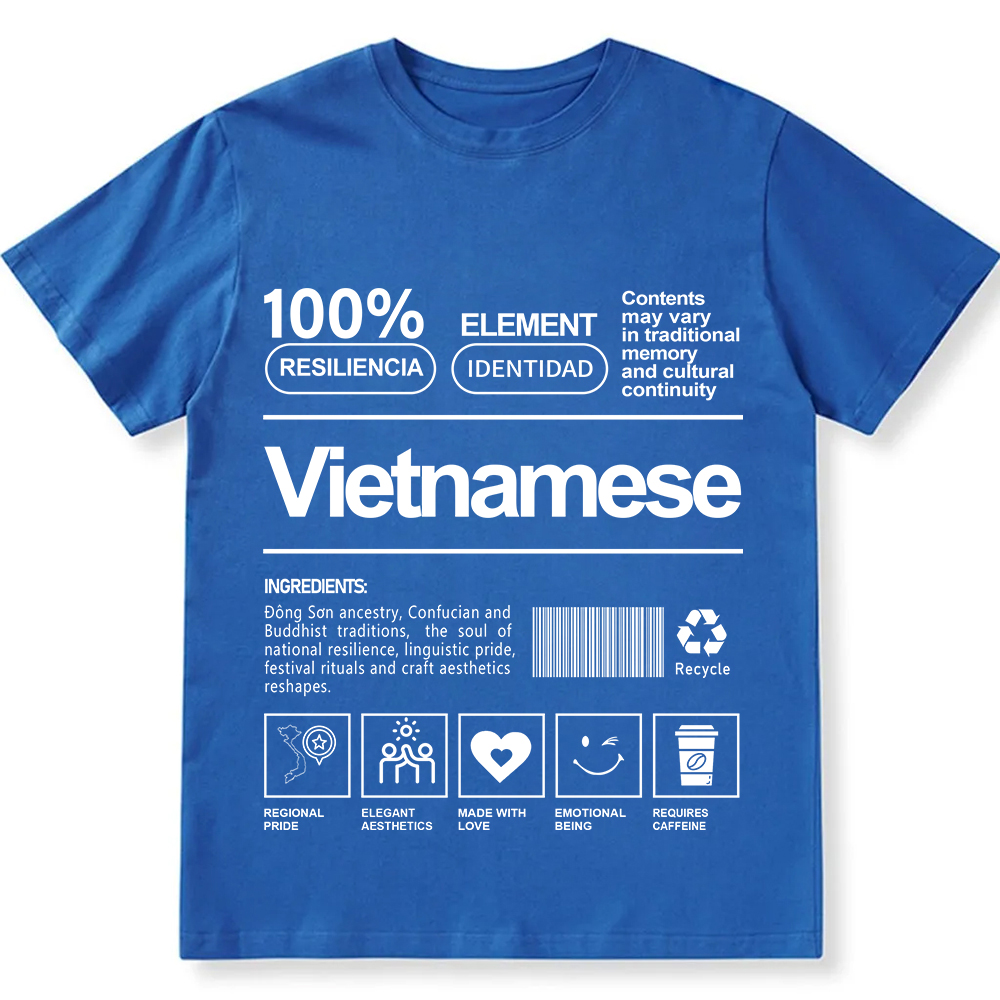 Vietnamese Unisex Fit  Cotton T-Shirt wearishow