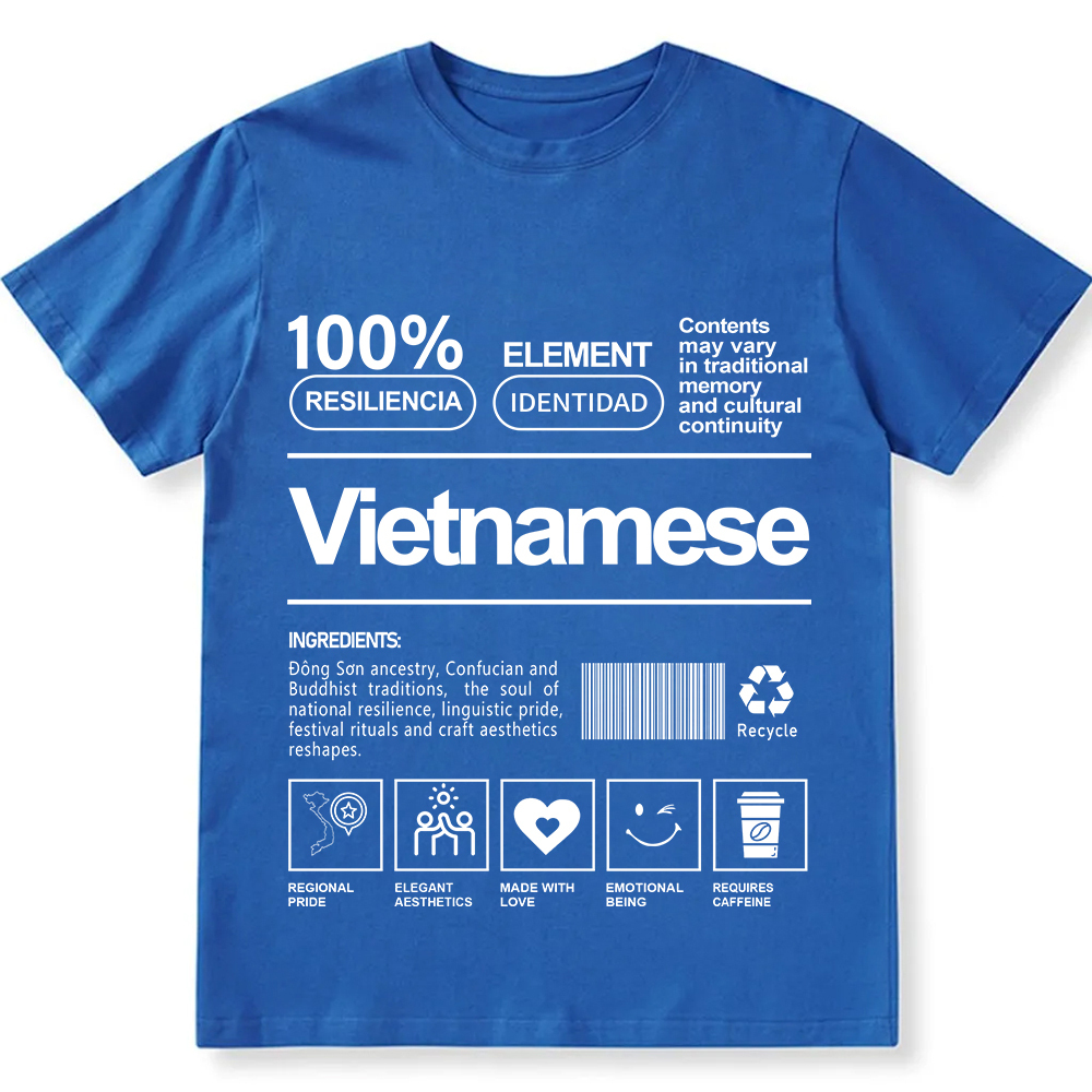 Vietnamese Unisex Fit  Cotton T-Shirt wearishow