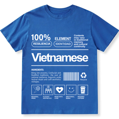 Vietnamese Unisex Fit  Cotton T-Shirt wearishow