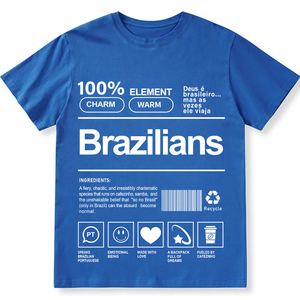 Brazilians Unisex Fit  Cotton T-Shirt wearishow