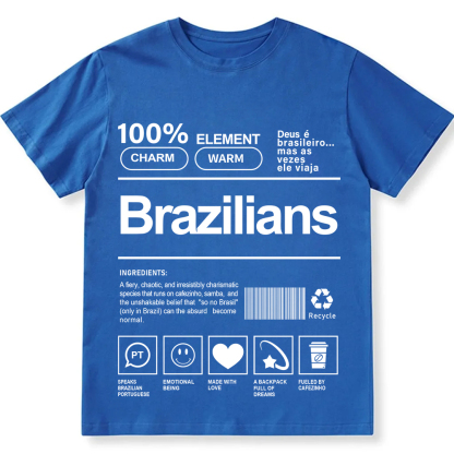 Brazilians Unisex Fit  Cotton T-Shirt wearishow