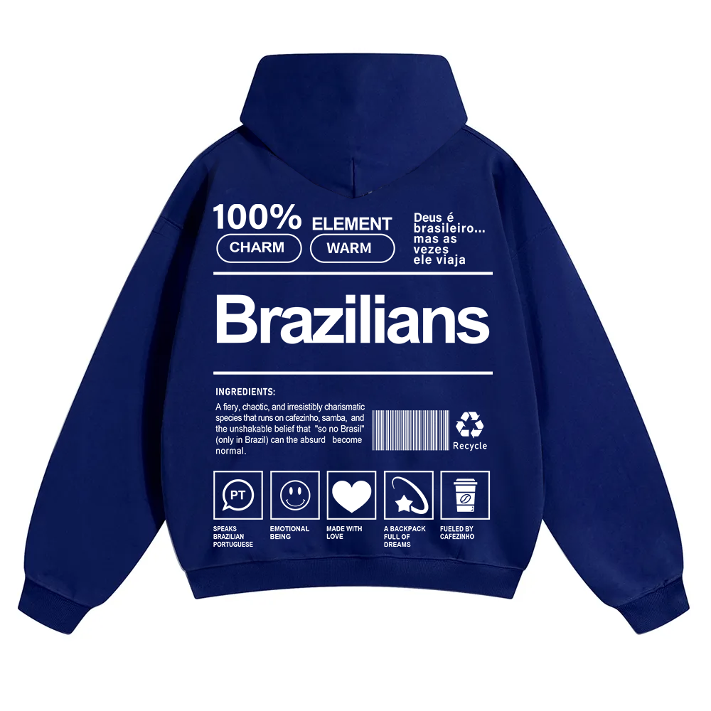 Brazilians Unisex Fit Color Hoodie wearishow