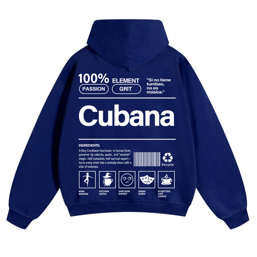 Cubana Unisex Fit Color Hoodie wearishow