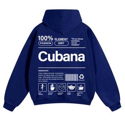 Cubana Unisex Fit Color Hoodie wearishow