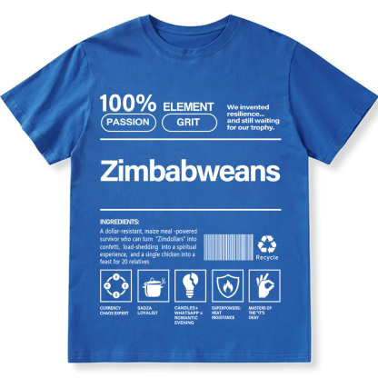 Zimbabweans Unisex Fit  Cotton T-Shirt wearishow