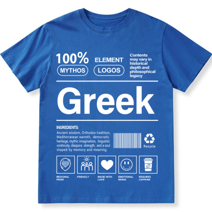 Greek Unisex Fit  Cotton T-Shirt wearishow