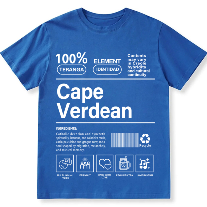 Cape Verdean Unisex Fit  Cotton T-Shirt wearishow