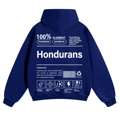 Hondurans Unisex Fit Color Hoodie wearishow