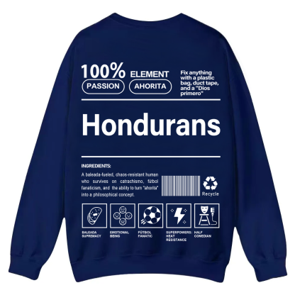 Hondurans Unisex Fit  Casual Crewneck Sweatshirt wearishow