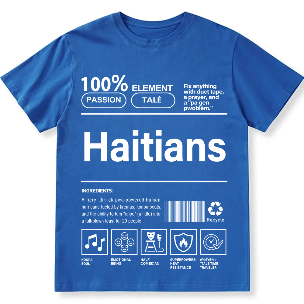 Haitians Unisex Fit  Cotton T-Shirt wearishow