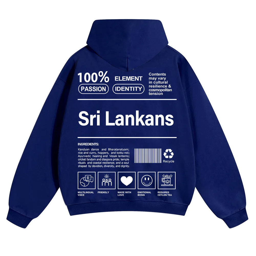 Sri Lankans Unisex Fit Color Hoodie wearishow