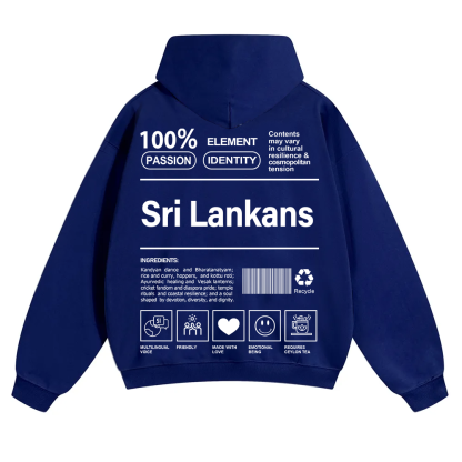 Sri Lankans Unisex Fit Color Hoodie wearishow