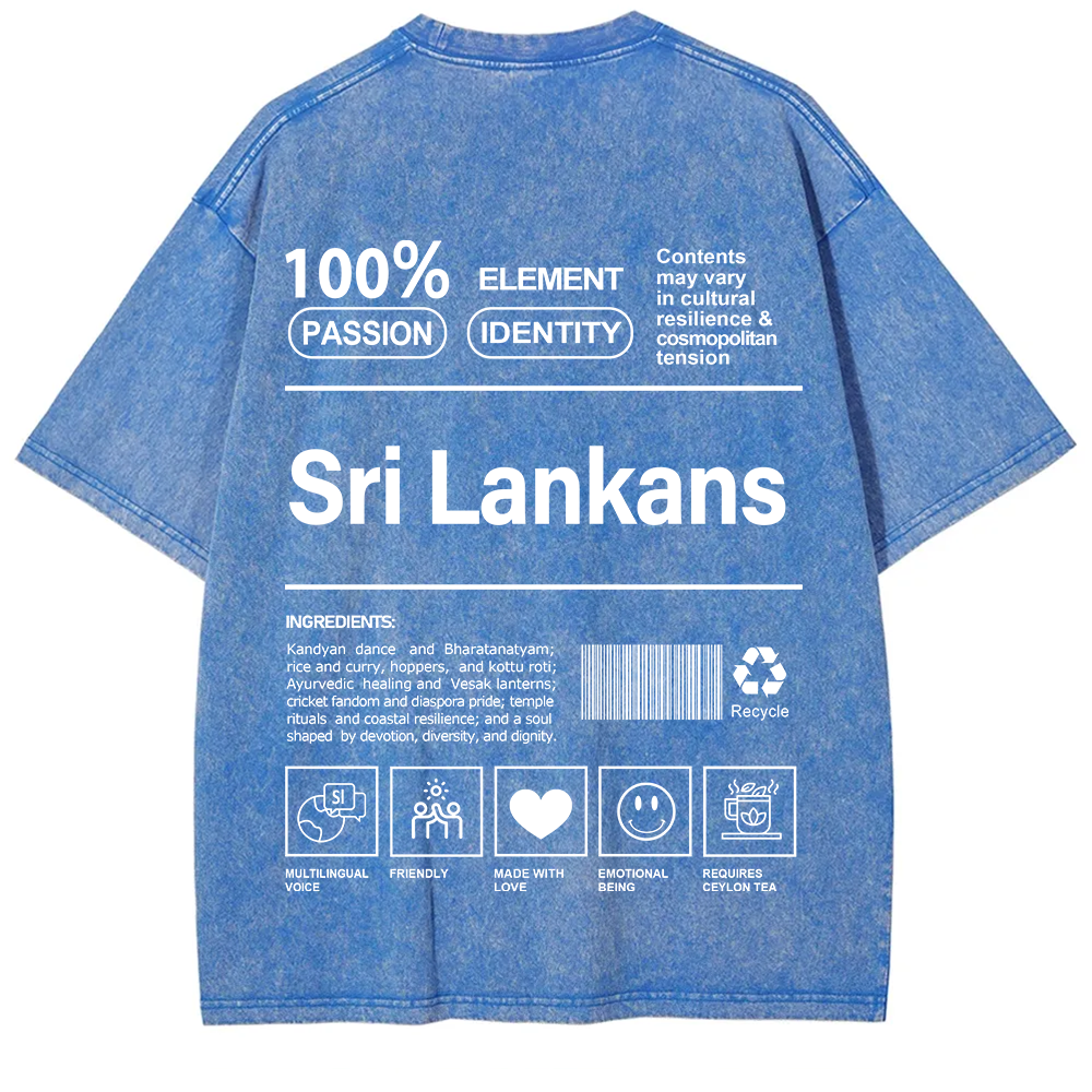 Sri Lankans Unisex Fit  Washed T-Shirt