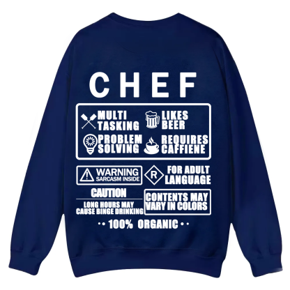 Chef Casual Crewneck Sweatshirt