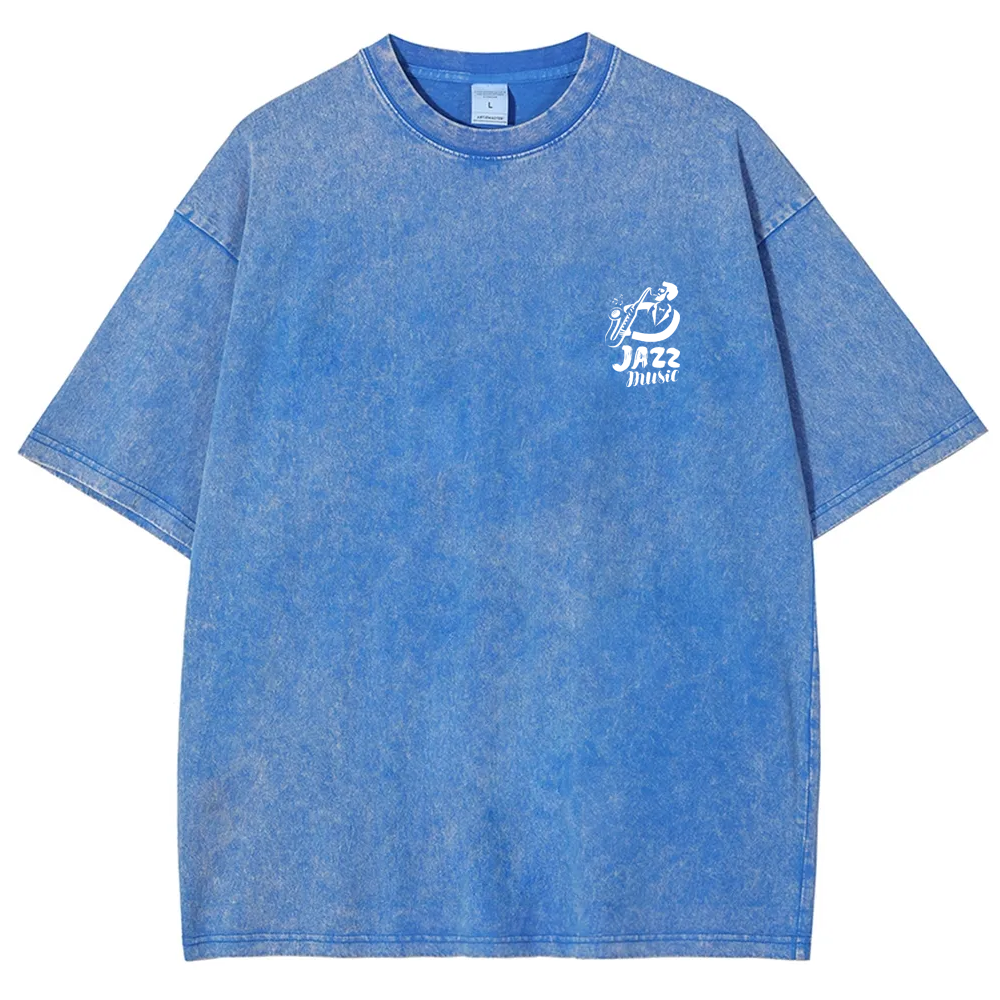 Saxophonist Unisex Fit Washed T-Shirt  wearishow